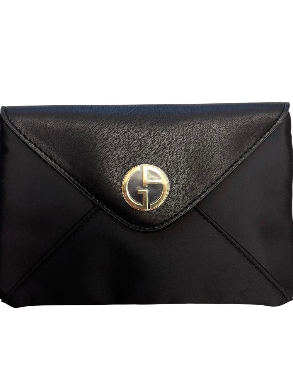 Giorgio Armani Beauty Black Envelope Pouch & Dustbag